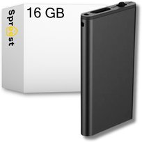 DYKTAFON SZPIEGOWSKI MINI CYFROWY PODSŁUCH MAŁY PENDRIVE 16GB SŁUCHAWKI