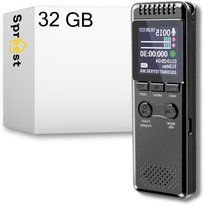 DYKTAFON SZPIEGOWSKI MINI CYFROWY PODSŁUCH MAŁY PENDRIVE 32GB PROFESJONALNY