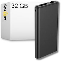 DYKTAFON SZPIEGOWSKI MINI CYFROWY PODSŁUCH MAŁY PENDRIVE 32GB SŁUCHAWKI