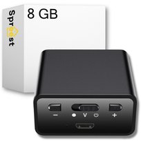 DYKTAFON SZPIEGOWSKI MINI CYFROWY PODSŁUCH MAŁY PENDRIVE 8GB SŁUCHAWKI