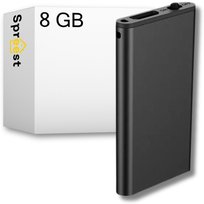 DYKTAFON SZPIEGOWSKI MINI CYFROWY PODSŁUCH MAŁY PENDRIVE 8GB SŁUCHAWKI