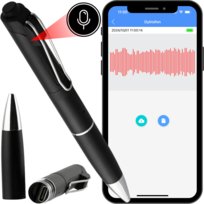 DYKTAFON SZPIEGOWSKI WIFI DŁUGOPIS PODSŁUCH MAŁY APLIKACJA ZDALNY PODSŁUCH