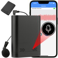 Dyktafon Szpiegowski Wifi Podsłuch Mały Magnes Aplikacja Zdalny Podsłuch