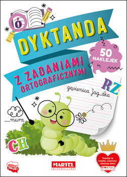 Dyktanda z zadaniami ortograficznymi z naklejkami - Michalec Katarzyna