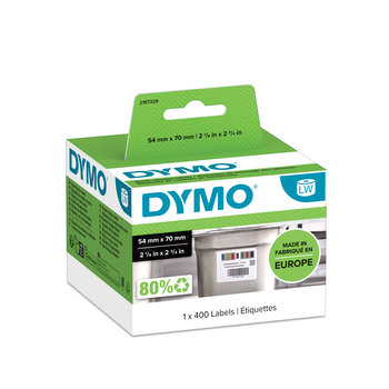 Dymo Etykieta rotacji (7 kolorów: inne dni tyg.) 70 x 54 mm 400 szt/rolka - 2187329 - Dymo