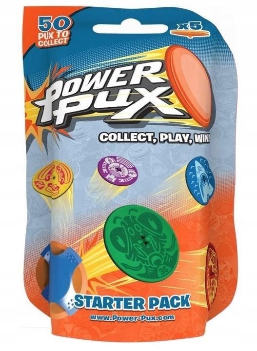 Dysk Power Pux Starter Pack, gra zręcznościowa, Goliath Games