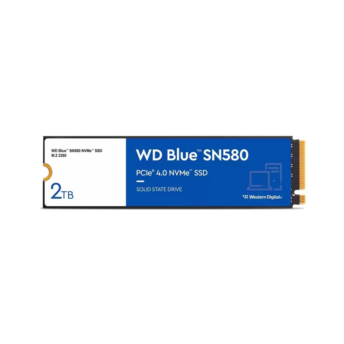 内蔵型SSD Western Digital WD Blue SN580 2TB SSD Dysk SSD 2TB WD Blue SN580 M.2 PCIe NVMe - Western Digital