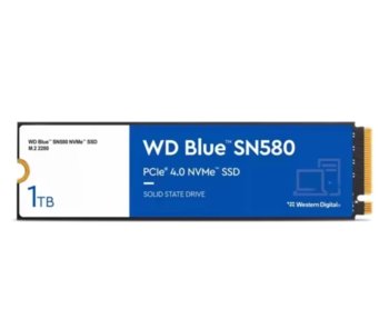 Dysk Ssd Wd 1Tb M.2 Pcie Gen4 Nvme Blue Sn580 - Western Digital