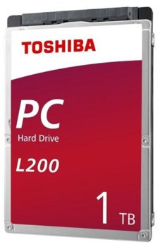 Dysk twardy HDD TOSHIBA L200 Mobile HDTODDAD10501TB, 2.5”, 1 TB, SATA, 5400 obr./min. - Toshiba