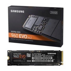 Dysk twardy SSD SAMSUNG 960 Evo, M.2 (2280), 250 GB, NVMe, 3200 MB/s - Samsung