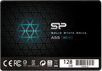 Dysk twardy SSD SILICON POWER A55 SP128GBSS3A55S25, 2.5", 128 GB, SATA III, 550 MB/s - Silicon Power