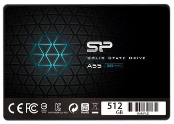 Dysk twardy SSD SILICON POWER Ace A55 SP512GBSS3A55S25, 2.5”, 512 GB, SATA III, 560 MB/s - Silicon Power