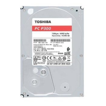 Dysk twardy Toshiba P300 3.5'' HDD 1TB 7200RPM SATA 6Gb/s 128MB | HDWD110UZSVA - Toshiba