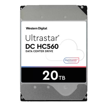 Dysk twardy Western Digital Ultrastar DC HC560 3.5'' HDD 20TB 7200RPM SAS 12Gb/s 512MB | 0F38652 - Western Digital