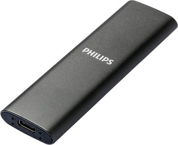 Dysk Zewnętrzny Philips External SSD 1TB Ultra Speed Space Grey USB-C SATA - Philips