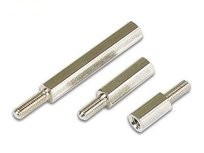 Dystans tuleja mosiężna 5mm M4 wewnętrzny / zewnętrzny BETA