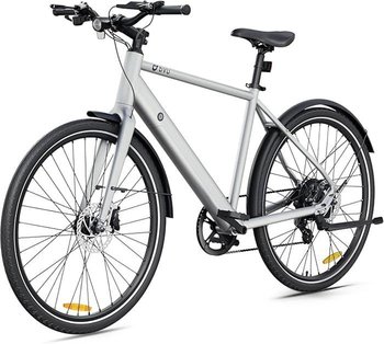 DYU Stroll 1 Siver E-Bike 27,5, z oponami 700 x 38C CST, wyjmowanym akumulatorem 36 V 9 Ah, 250 W, 25 km/h - DYU