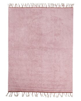 Dywan bawełniany 140 x 200 cm różowy CAPARLI - Beliani
