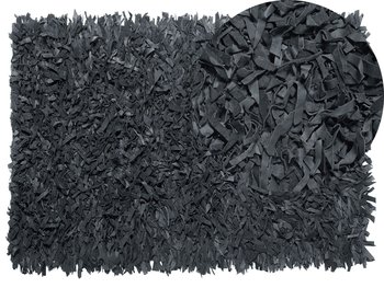 Dywan BELIANI Mut, czarny, 140x200 cm - Beliani