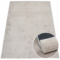 Dywan Beżowy Do Salonu Elegancki Miękki Soft 120X170Cm