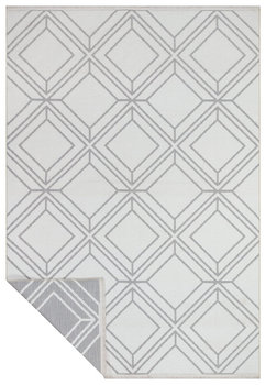 Dywan Boucle White Geometric 4129 160x230 cm - CARPETS & MORE