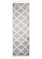 Dywan Chemex BOHO Chodnikowy Shaggy Miękki G935B Szary 100x250