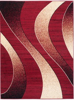 Dywan Chemex CHEAP BCF Nowoczesny Modny K857A BLX Czerwony 140x200 - Chemex