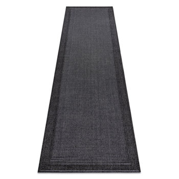 Dywan, chodnik TIMO 5979 SZNURKOWY SIZAL outdoor ramka czarny, 80x300 cm - Dywany Łuszczów