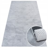 Dywan Do Sypialni Szary Miękki Super Soft 80X150Cm