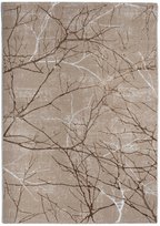 Dywan Miękki Beżowy Chodnik 80x150cm Połysk Glamour