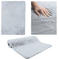 DYWAN MIĘKKI PUSZYSTY RABBIT SALON SYPIALNIA 120x170CM SZARY