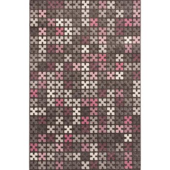 Dywan Modern Puzzle Charisma, szary, 135x190 cm - Dekoria
