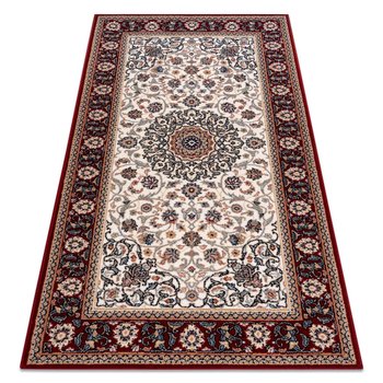 Dywan NAIN Ornament, ramka 6635/51036 beż / bordo, 80x150 cm - Dywany Łuszczów