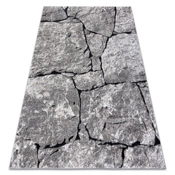 Dywan nowoczesny COZY 8985 Brick Kostka brukowa, kamień - Strukturalny, dwa poziomy runa szary, 160x220 cm - Dywany Łuszczów