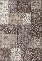 DYWAN nowoczesny do salonu 80x150cm,beżowo brązowy patchwork miękki włos