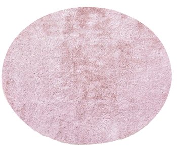Dywan Okrągły Bella Rabbit Futerko Różowy 160cm - elSimone Carpets