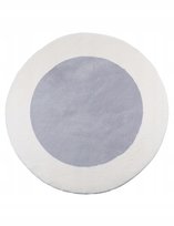 Dywan Okrągły Pluszowy Miękki Miły Ciepły Do Salonu Sypialni 160Cm Szary