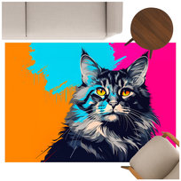 Dywan Photo 3D Strado 100x150 - Artystyczny Komfort Maine Coon