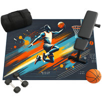 Dywan Photo 3D Strado 140x200 - GCR15 BasketBall, Antypoślizgowy, Stylowy