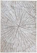 DYWAN PIEŃ DRZEWA DO SALONU WZÓR 3D MIĘKKI MODNY 160x230CM BEŻOWY