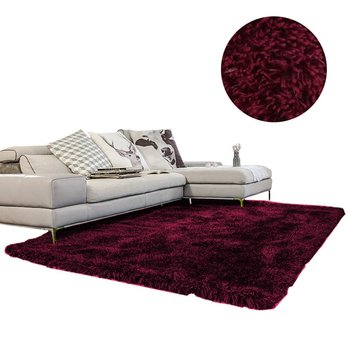 Dywan shaggy STRADO WineRed, ciemny czerwony, 250x300 cm - STRADO