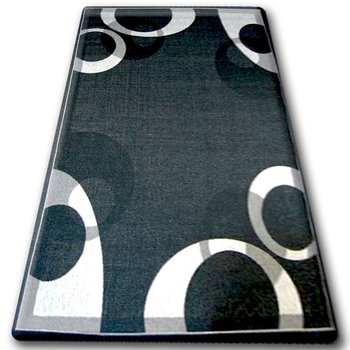 Dywan sznurkowy DYWANY ŁUSZCZÓW Sizal Floorlux 20078, czarny/srebrny , 120x170 cm - Dywany Łuszczów