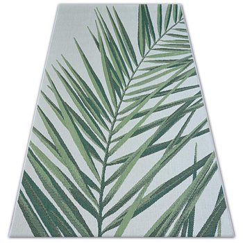 Dywan sznurkowy Sizal Color, 19434/062 Liście Jungle, zielony, 80x150 cm - Dywany Łuszczów