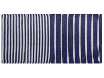 Dywan zewnętrzny BELIANI Haldia, niebieski 90x180 cm - Beliani