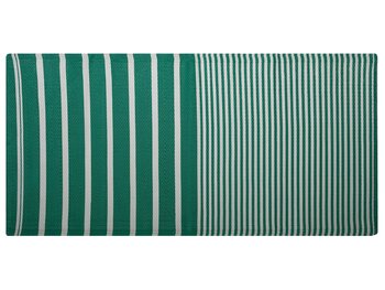 Dywan zewnętrzny BELIANI Haldia, zielony 90x180 cm - Beliani
