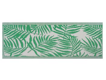 Dywan zewnętrzny BELIANI Kota, zielono-biały, 60x105 cm - Beliani