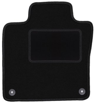 Dywanik kierowcy, do: Volvo XC60 II (2017-) SUV- welurowy, czarny - Wielganizator