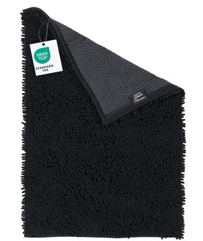 Dywanik Łazienkowy Antypoślizgowy Rainbow Czarny 70x120cm - elSimone Carpets