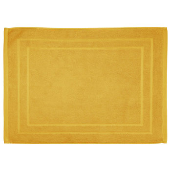 Dywanik łazienkowy bawełniany, 50 x 70 cm, kolor żółty - Atmosphera