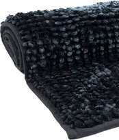 Dywanik Łazienkowy Chenille Miękki Do Prania 40X60 Antypoślizgowy Z Połyskiem Czarny